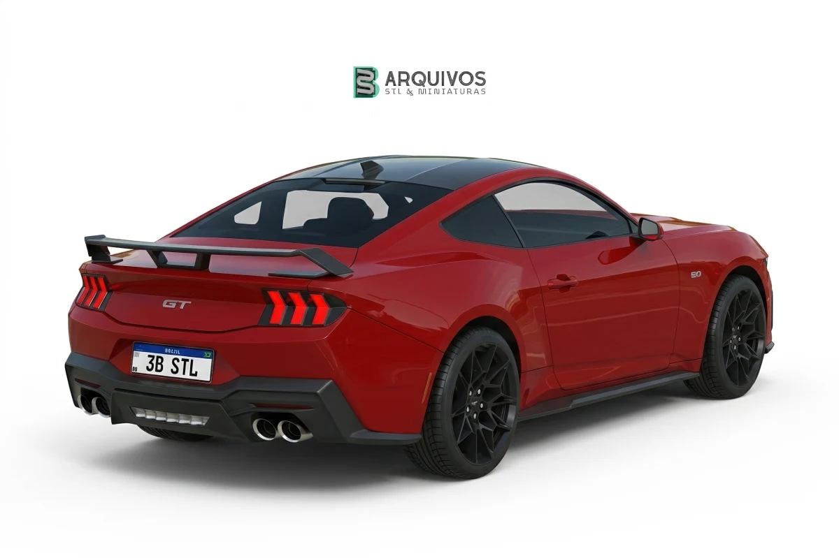 Modelo 3D STL - Ford Mustang GT 2023 — foto 4